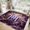 Tappeto in Velluto Cristallo Design Anderlecht FC Accogliente Non?Tappeto Stampato Antiscivolo per Camera da Letto Soggiorno Ingresso