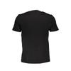 Short Sleeve T-shirt Round Neck Large Logo THINKING Black