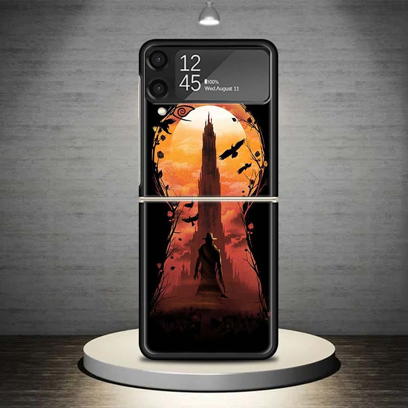 Stephen King The Dark Tower Phone Case For Samsung Galaxy Z Flip 7 6 5 4 3 5G Shockproof Cover Z Flip7 Flip6 ZFlip5 Flip3 Flip4