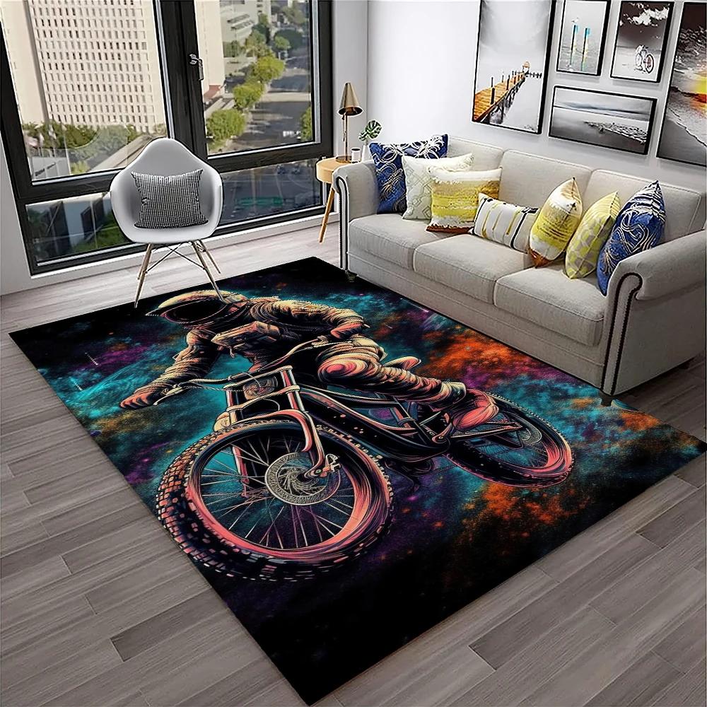 Off Road Motorrace Moto Tapijt Vloerkleed voor Huis Woonkamer Slaapkamer Bank Deurmat Decoratie, Kinder Speelkleed Antislip Vloerkleed