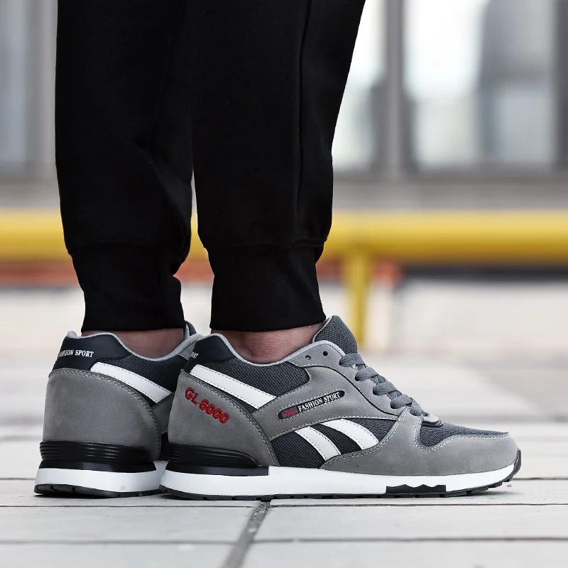 Low-Top Running Shoes Men'S Casual Sport Sneakers Lightweight Summer Fashion Retro Style Slow Run Shoes Breathable Mesh