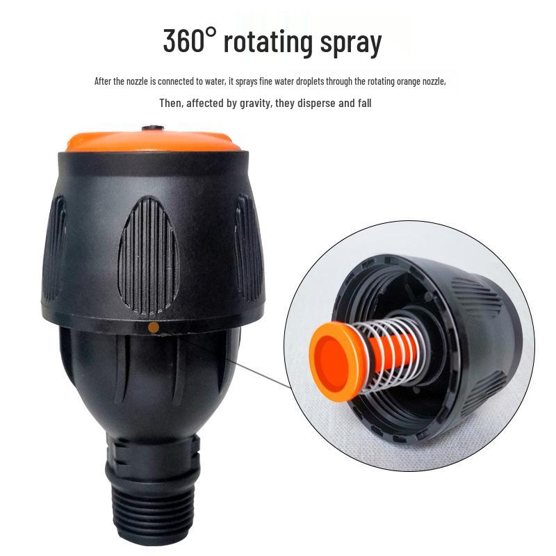 360° Rotating Automatic Sprinkler Nozzle for Gardening and Agriculture