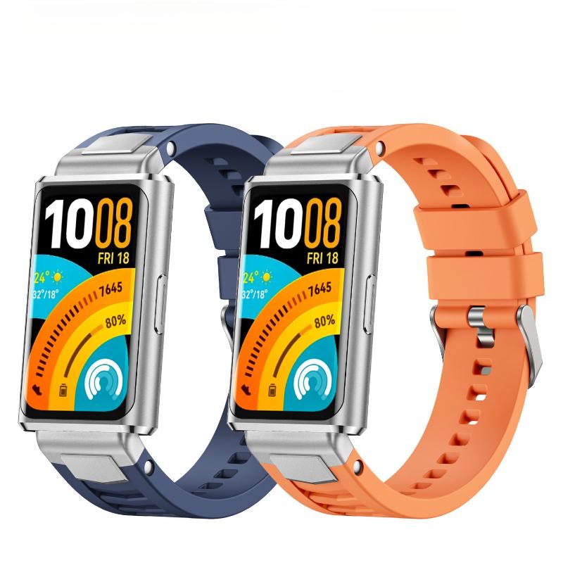 Silicone strap for huawei Band 11/11NFC Accessories Sport breathable Bracelet Wristband belt pulseira correa for huawei band 11Pro/11ProNFC