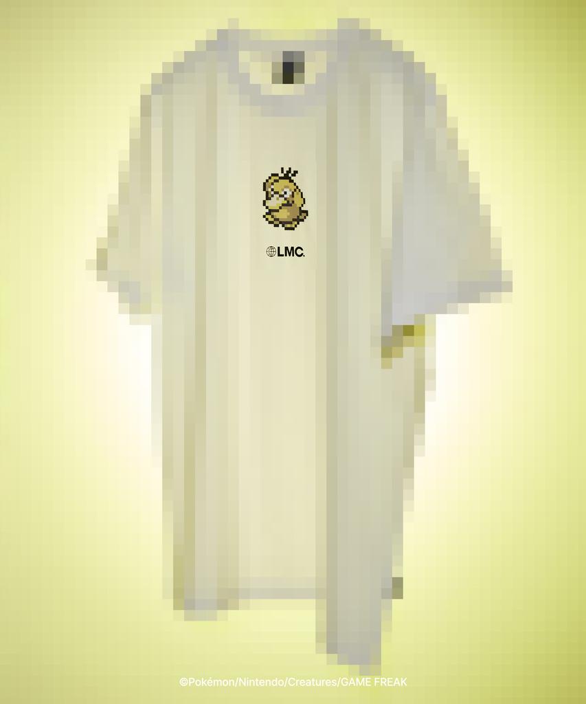LMC Pokémon Pixel Art Dot Eyes Club Tee White