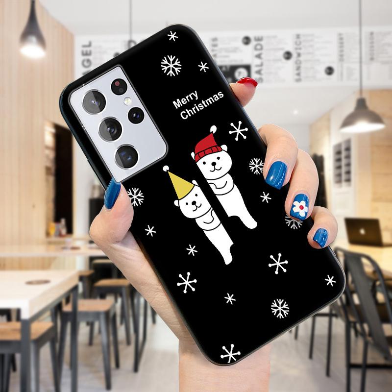 

Противоударный рождественский Санта-Клаус Снеговик Олень Тонкий мягкий чехол из ТПУ Redmi Note 13 Pro 4G