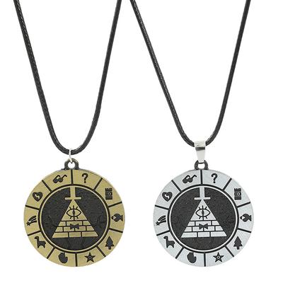 Anime Gravity Falls Halskette Bill Triangle Eye Anhänger Cosplay Prop Schmuck