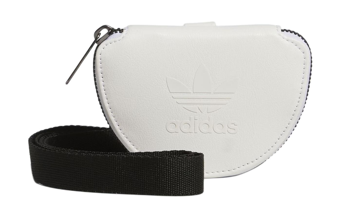 Adidas Originals Polyurethane Coin Purse Small Unisex Classic White JJ2070 Small