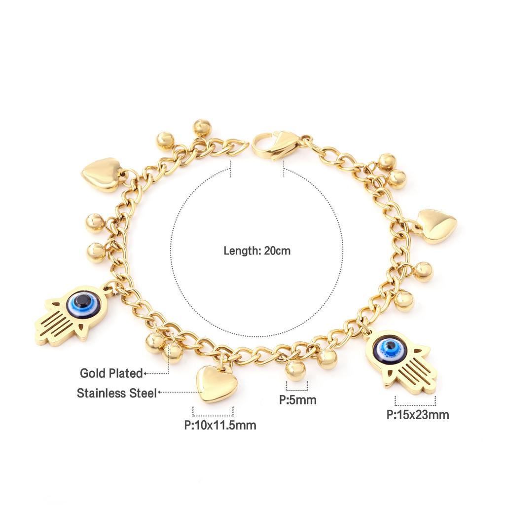 Eye of The Devil Electroplated Metal Jewelry