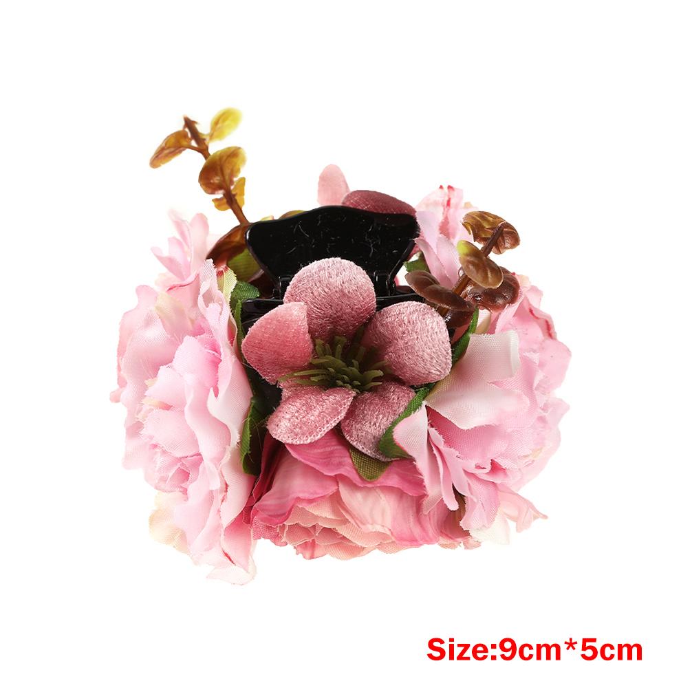 Large Flower Hair Clip Claws For Women Hair Crab Thick Hair Barrettes Hairpins Women Girls Fashion Hair Accessories