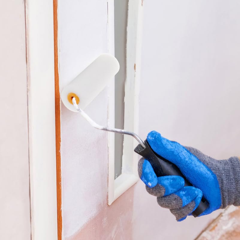 TOYANDONA 12-Piece Sponge Roller, 105mm High-Density Paint Roller for Furniture, Walls, Ceilings, and Doors