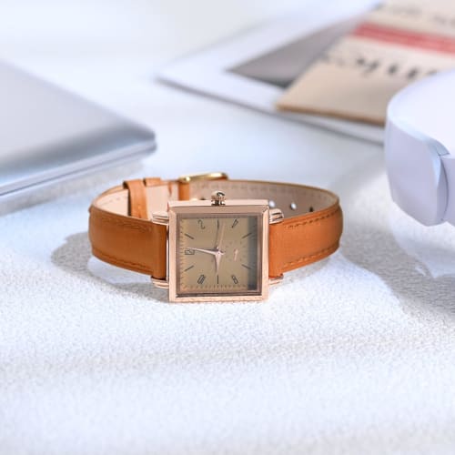 BISONSTRAP 14mm Leather Watch Band, Genuine Leather, Vintage Replacement Band for Smartwatches and Watches, for Women