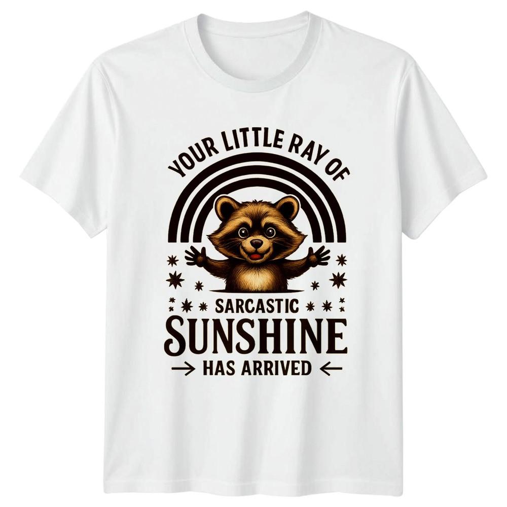 Your Little Ray Of Sarcastic TShirt Raccoon Humor Birthday Gift For Him And Her