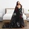 Residents Evils 9  Print Blanket For Men Women Super Soft Cozy Games Throw Blankets for Living Room 50x60 Inches Multiple Sizes