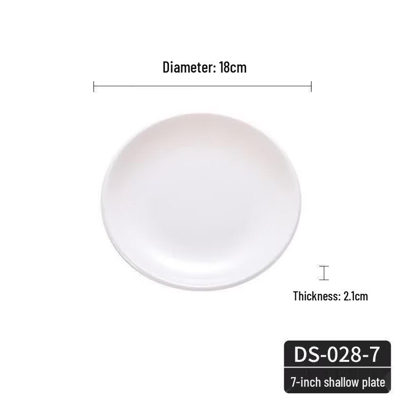 ZLIII A5 Melamine Round Dinner Plates