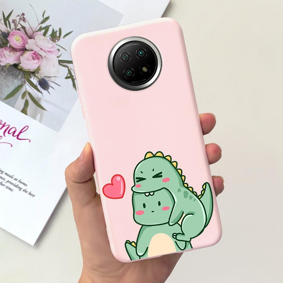 For Xiaomi Redmi Note 9T Note 9 5G Case Fashion Flower Shockproof Silicone Soft Matte Phone Cover For Xiomi Redmi Note 9T Fundas