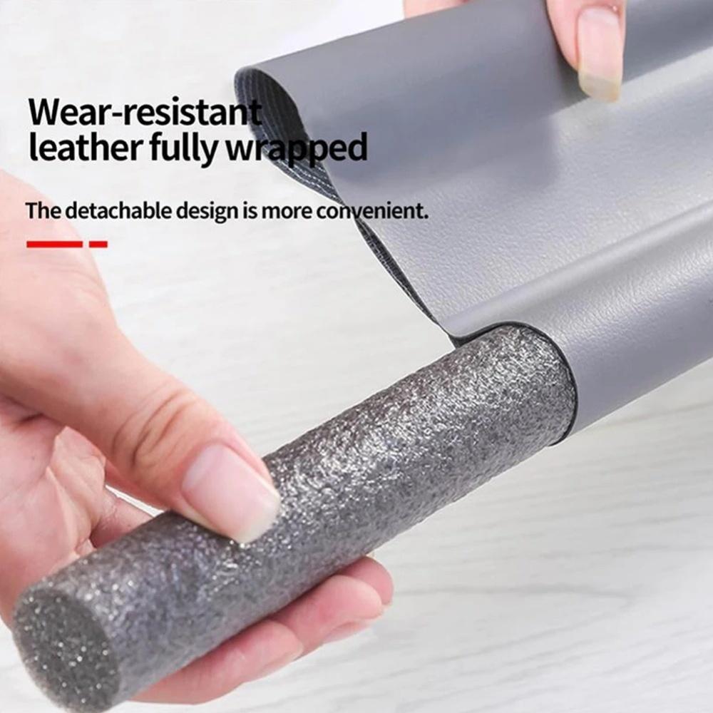 1pc 96cmX9.6cm Waterproof Seal Strip Draught Excluder Stopper Door Bottom Wind Sweep Blocker Sealer Soundproof Seal Strip