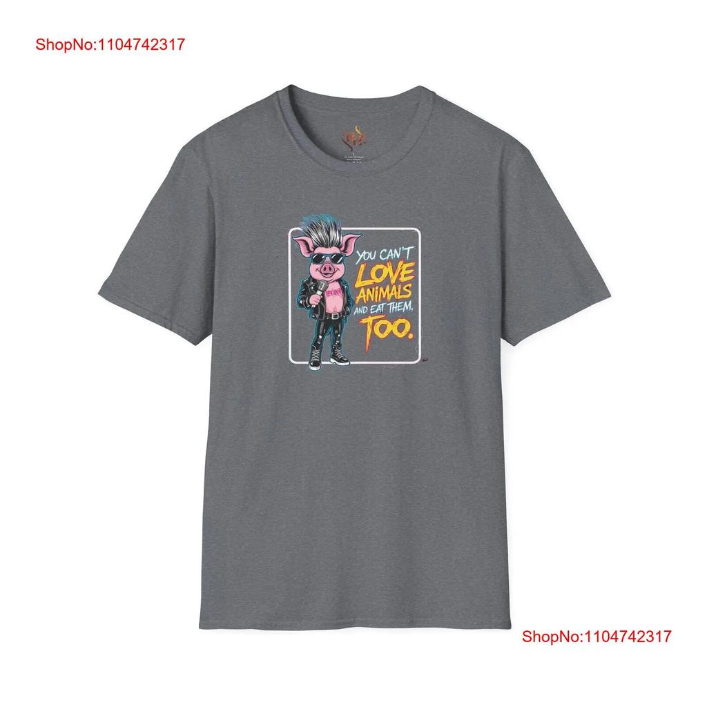 Vegan Activist T Shirt Save the Animals Ethical Streetwear Eco Friendly Vintage Washed Stretched Slightly Designer Clothes