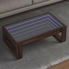 VidaXL Coffee Table with Infinity LED Brown Oak 90x53x30 Cm, Side Table, Living Room Table, Side Table, End of 847643