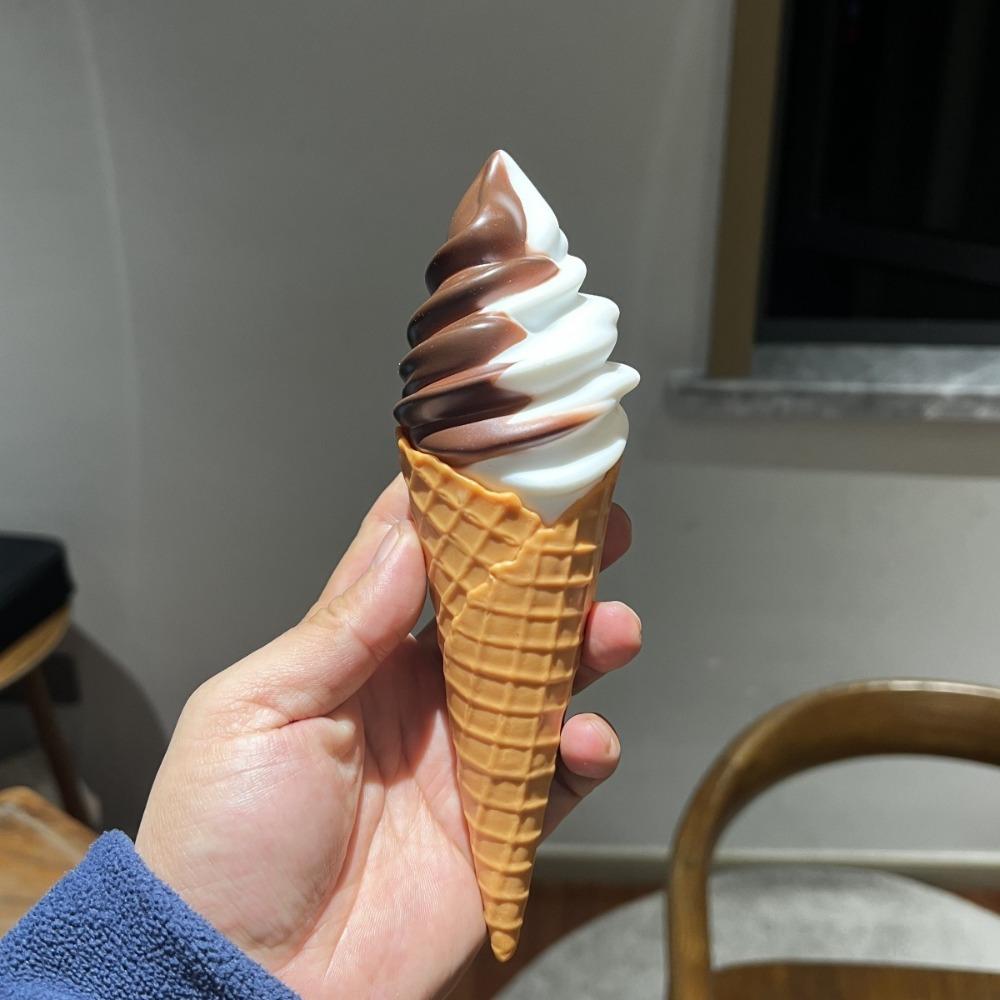 Display Ornament Plastic Artificial Ice Cream Simulation Model Realistic Look Fake Ice Cream Ice Cream Model Cafe Layout