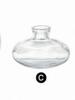 Elegant Transparent Mini Vase Set for Fresh Flowers, Craft Ornaments for Living Room Décor
