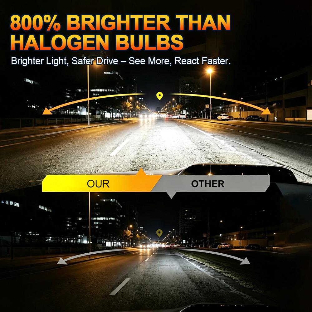 2PCS 9006 HB4 Led Lamp No Copper Tube Led Lights DC12V For Car Led Headlight Bulb 3570 Chips 6500K Auto Car Mini CANBUS Headlamp 9006/HB4