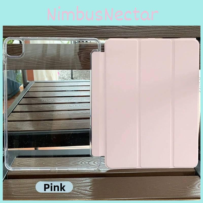 For Ipad Air 2 Tablet Computer Protective Case Solid Color Triple Design Fold