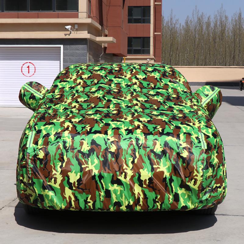 Silver Sunshade Car Cover: Full Protection Against Sun, Rain, and Dust for Sedans and SUVs