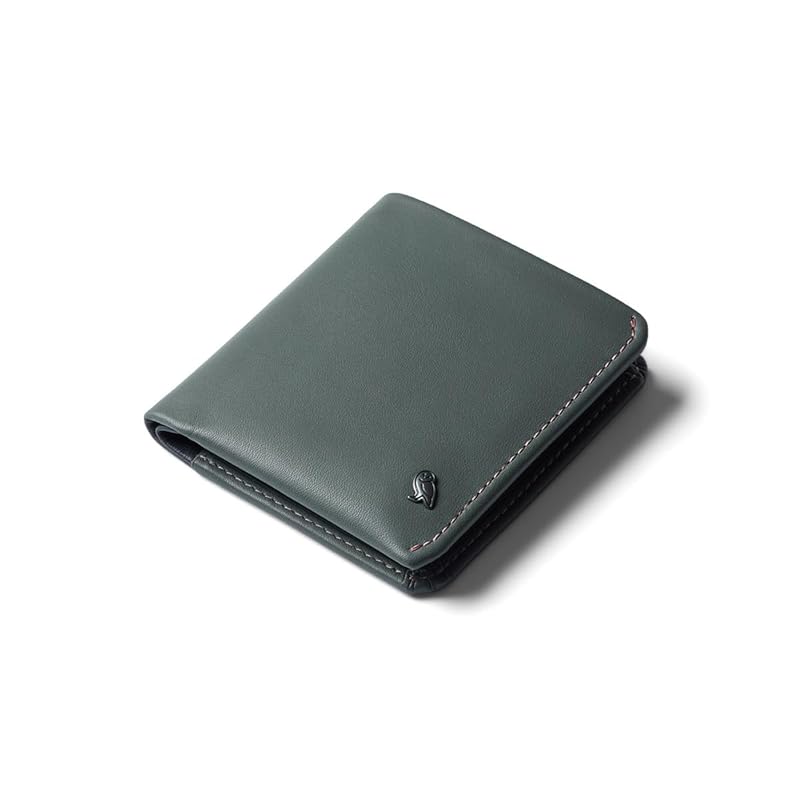 

[Bellroy] Coin Wallet (stores about 8 cards, bills without folding, coin pocket with magnetic closure) - Everglade