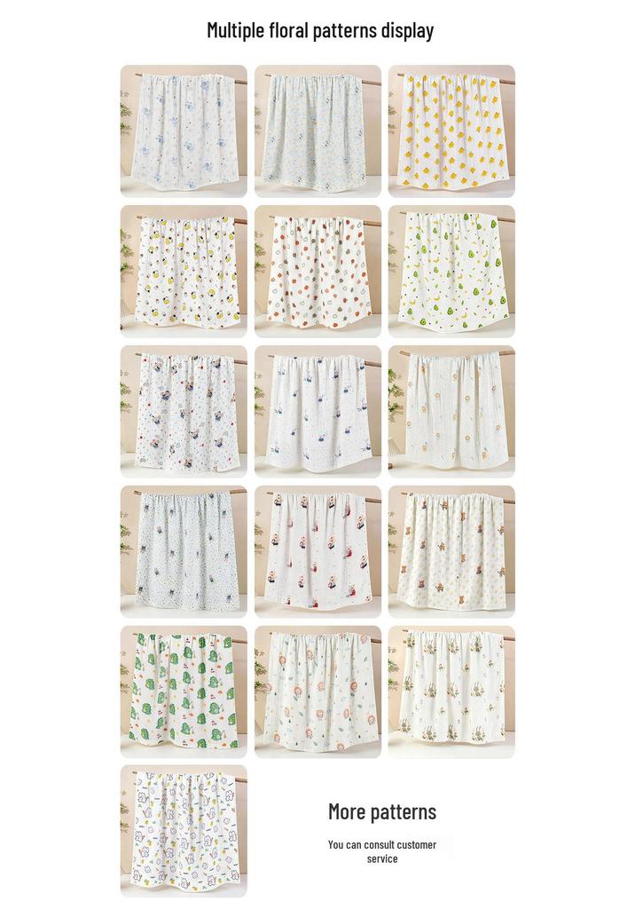Soft Cotton Baby Gauze Bath Towel & Blanket for Newborns - Mother-Baby Grade