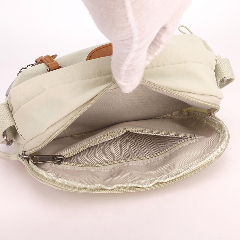 Nylon Umhängetasche Damen Schultertasche Patchwork Crossbody Tasche