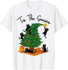 Cute Black Cat Family Christmas Tree T-Shirt for the Holiday Season
