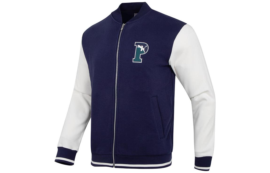 PUMA Jackets Men s Blue Baseball Collar Moderate Other 678713-06 XL