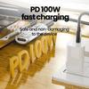 2 in 1 USB Type C Adapter Right Angle PD 100W USB OTG Adapter Portable Fast Charging for Phone/Computers/Laptop/U Disk