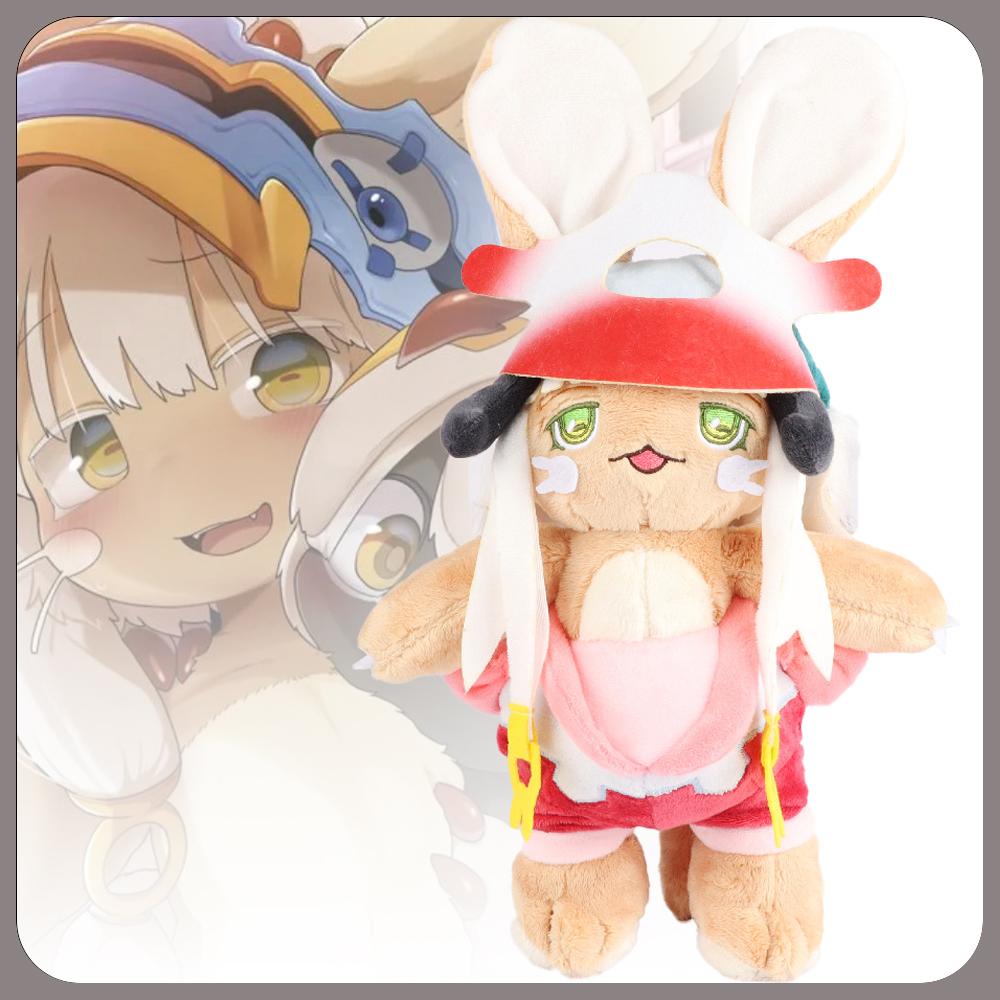 Made in Abyss Nanachi Plüschtiere Nanach Riko Reg Mitty Weiche Kuscheltiere Anime Cartoon Kaninchenpuppen Kinder Weihnachtsgeburtstagsgeschenk