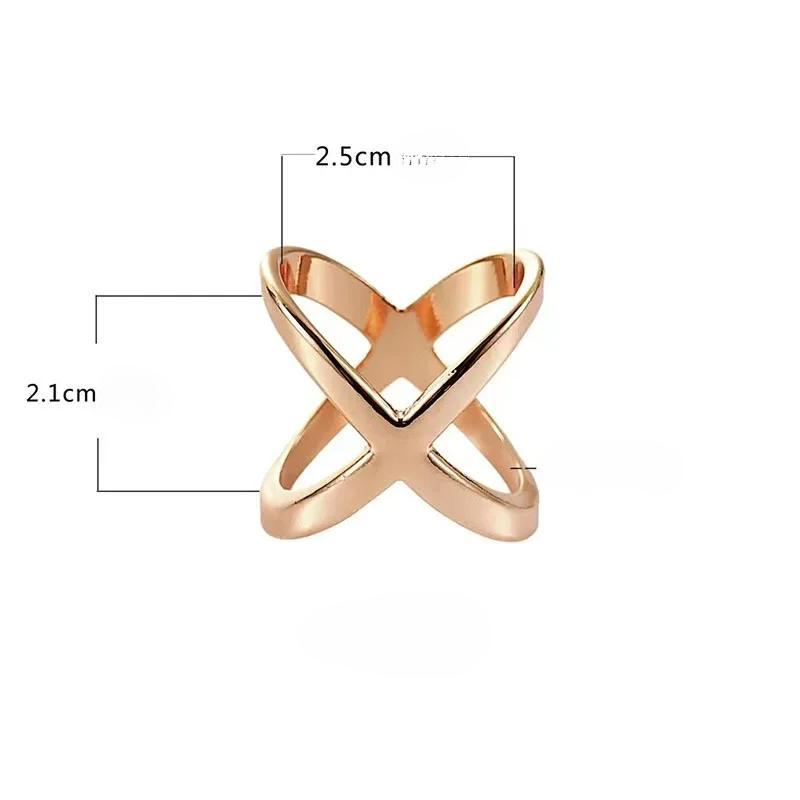 Fashion Cross Scarf Clip X Shape Metal Brooches For Women Hollow Bow Scarves Buckle Holder Shawls Jewelry Clothing Accessories