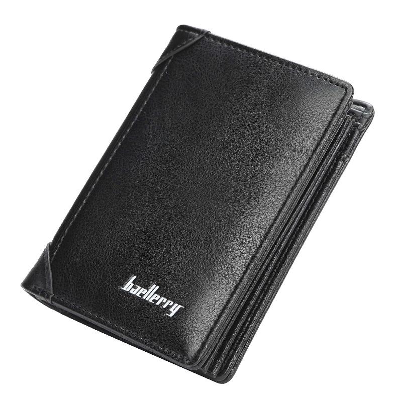 Baellerry Faux Leather Wallet for Men Business Design Card Holder Purse GZW