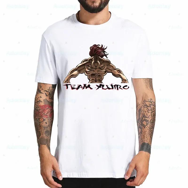 Yujiro Baki Fighter Anime Summer Fashion Shirt Graphic Hanma Grappler Fighting T Shirt Women Oneck Tees Funny Tshirt