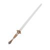 3D Printed Cosplay Costume Sword Retractable Anime Sword Toy Prop with Rune for Movie Collectors Collectible Fan Gift
