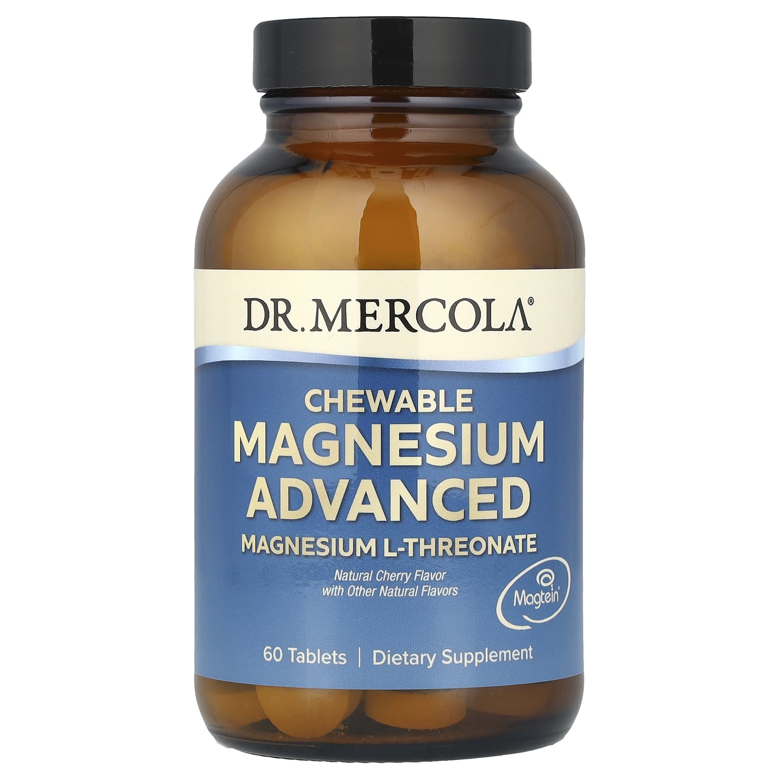 

Dr. Mercola, Chewable Magnesium Advanced, Natural Cherry, 60 Tablets