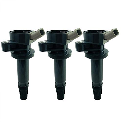 

GzYcsFocusqp 3PCS Ignition Coil for Bremi Daihatsu Cuore VII Sirion 19500-B2040 19500-B1010 S321W S331W S321G S331G