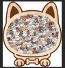 Cat-Shaped Morandi Wooden Educational Puzzle