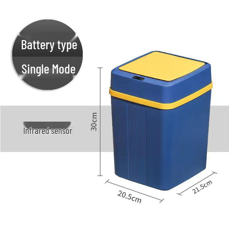 Automatic Smart Induction Trash Can for Home – Large Capacity for Living Room, Kitchen, Bathroom