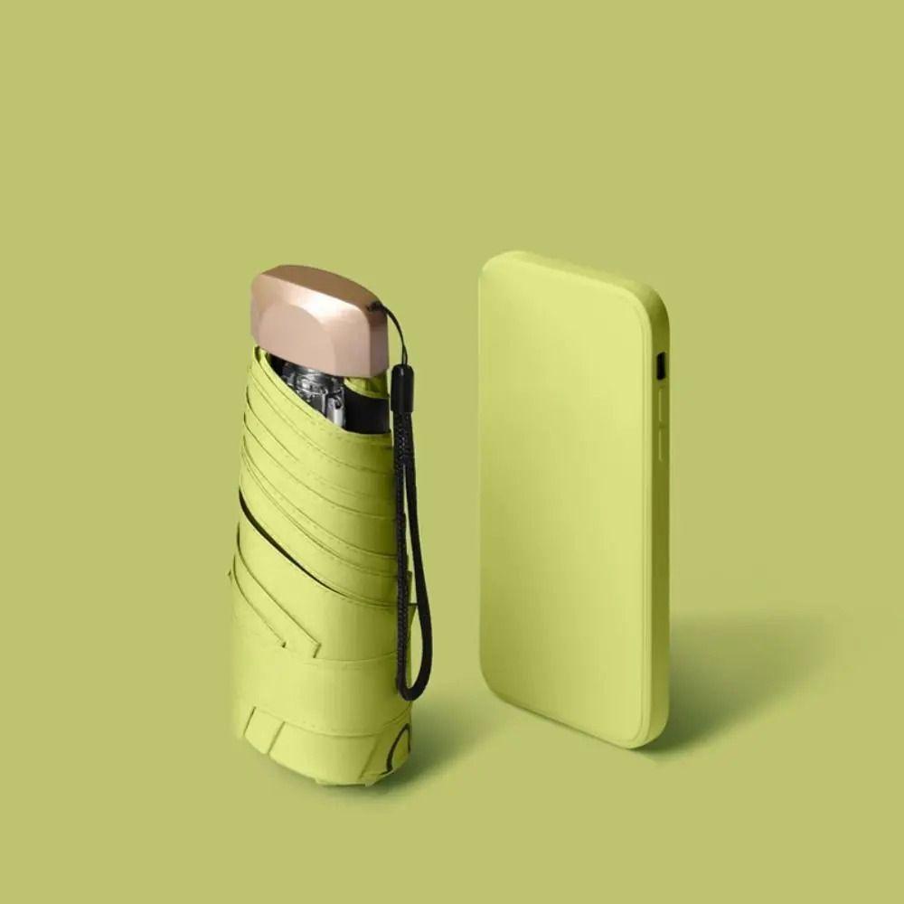 

Портативный мини-зонт от солнца Защита от солнца Карманный зонт Карманный зонтик Складные зонты Путешествия зелёный