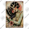 Putuo Decor Russian Place Metal Sign Plaque Metal Vintage Tin Sign Poster Decoration for Living Room Yard Bar Home Wall Decor