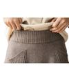 2025 Women Fall Winter Skirt Knitted Elastic High Waist Thick Soft Warm Stretchy Solid Color Loose Big Swing
