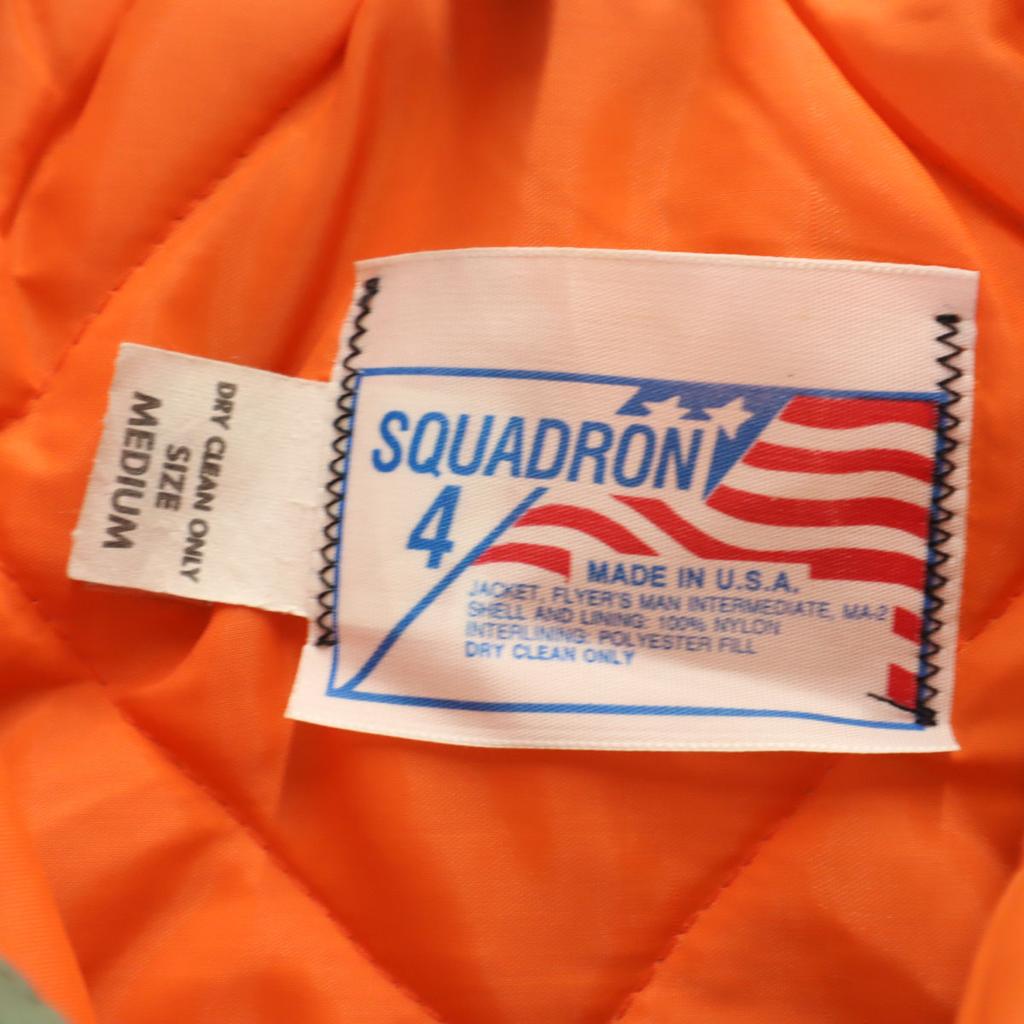 SQUADRON USA-made CWU45 civilian model Flight jacket M khaki Men's Used