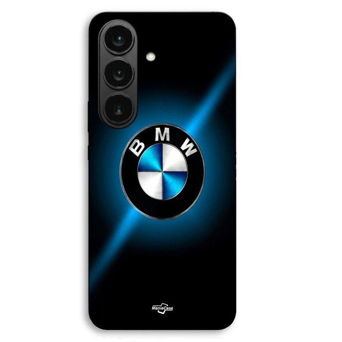 Coque de téléphone - MANIACASE - Samsung Galaxy S26 - Logo BMW - Noir - Souple nero