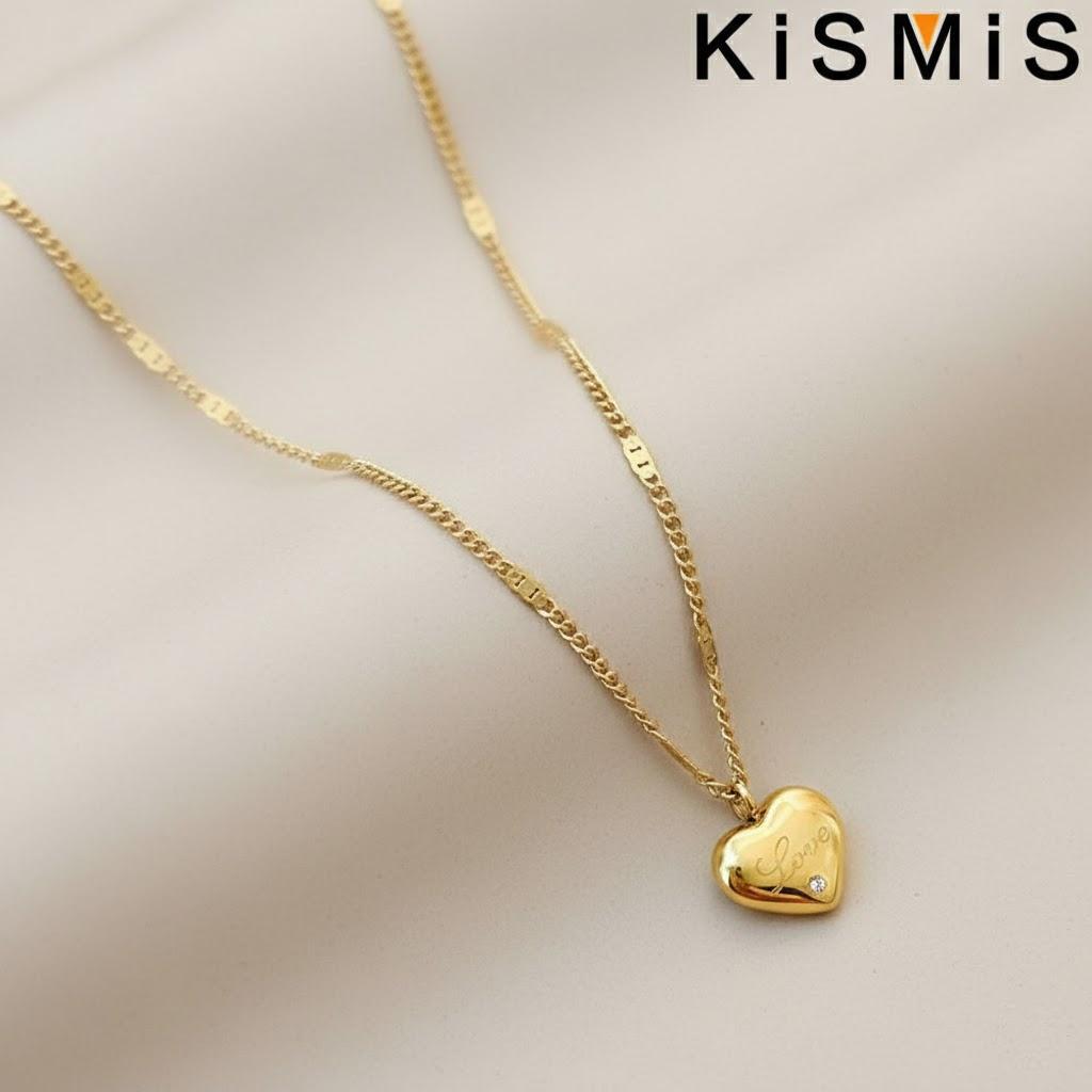 

1PC Love Necklace for Women Fashionable Clavicle Chain Simple Design Elegant Jewelry Gifts for Her золотий