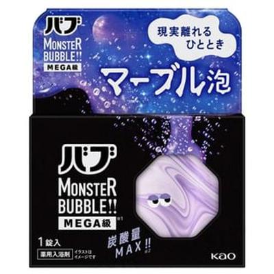 Kao - Bub Monster Blasen Mega Grad Marmor Schaum Lavendel Cocktail
