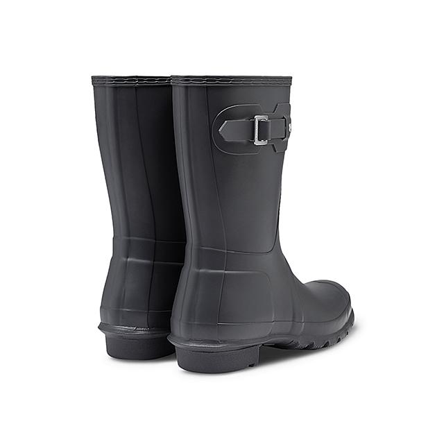 Hunter [Women] Original Short Rain Boots - Dark Slate Wfs1000Rmadsl